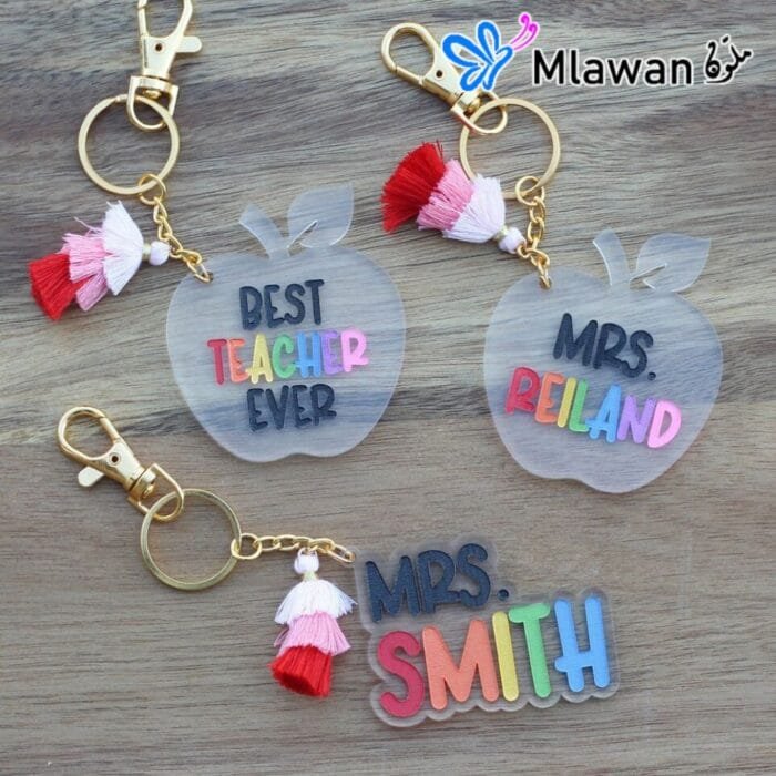 Teachers Day Name Keychain