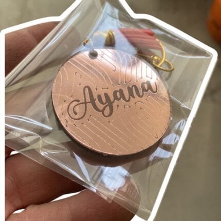 personalized acrylic keychain