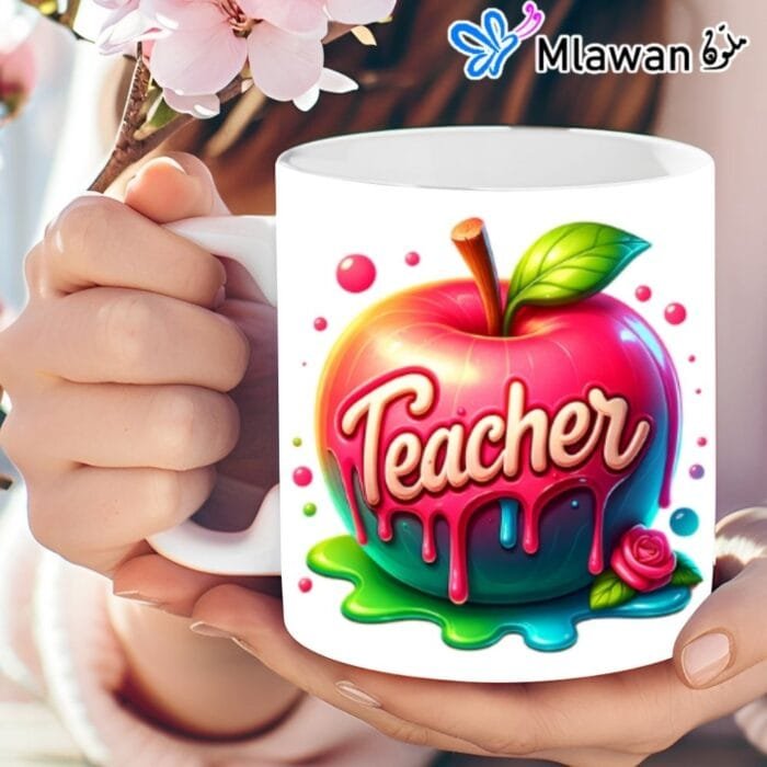 Perfect teacher's gift apple mug