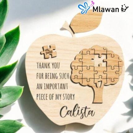 Customizable Teacher Apple Sign for Teacher Appreciation