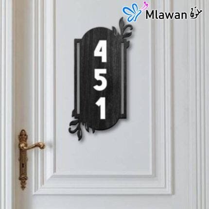 Vertical Villa Door Number Plate Enhances Entrance with Durable and Customizable Features