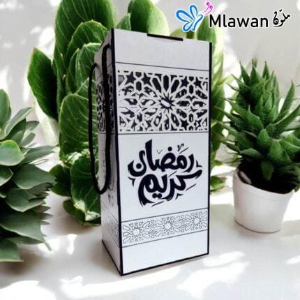 Ramadan wooden gift box with custom engraving for Zamzam water