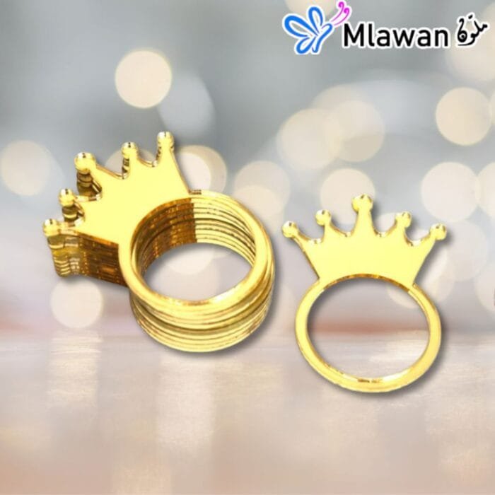 Acrylic Ring With Crown