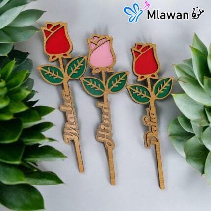 wooden flower uae