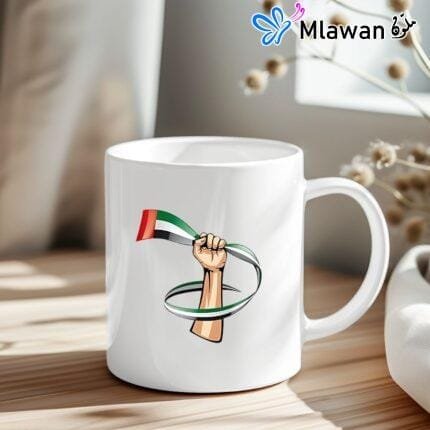 UAE flag day ceramic coffee mug